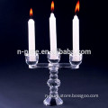Candle holder 3 arms crystal candelabra